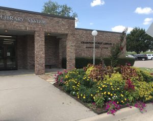 outside building of champion library