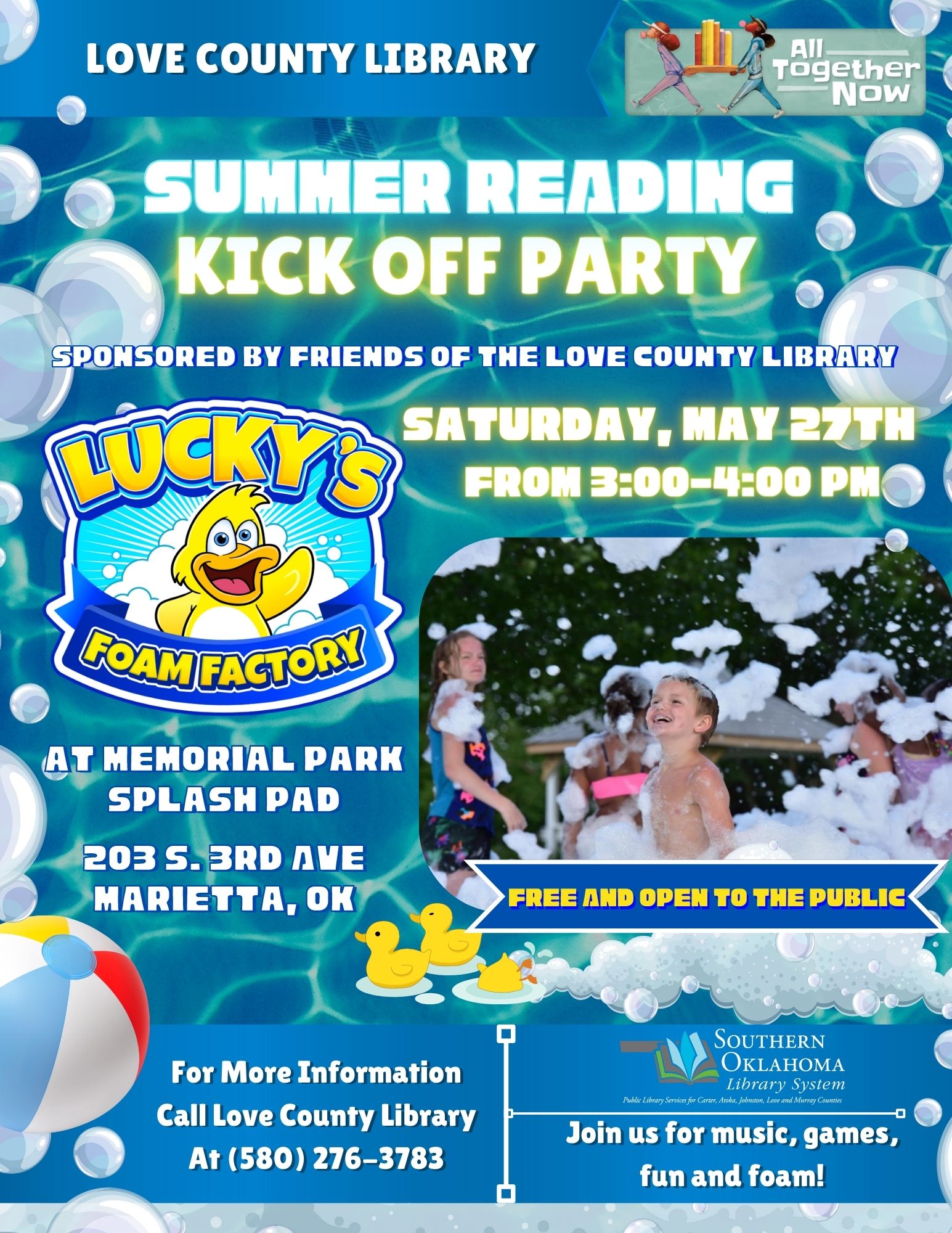 Summer Reading Kick Off Party - Love County Library