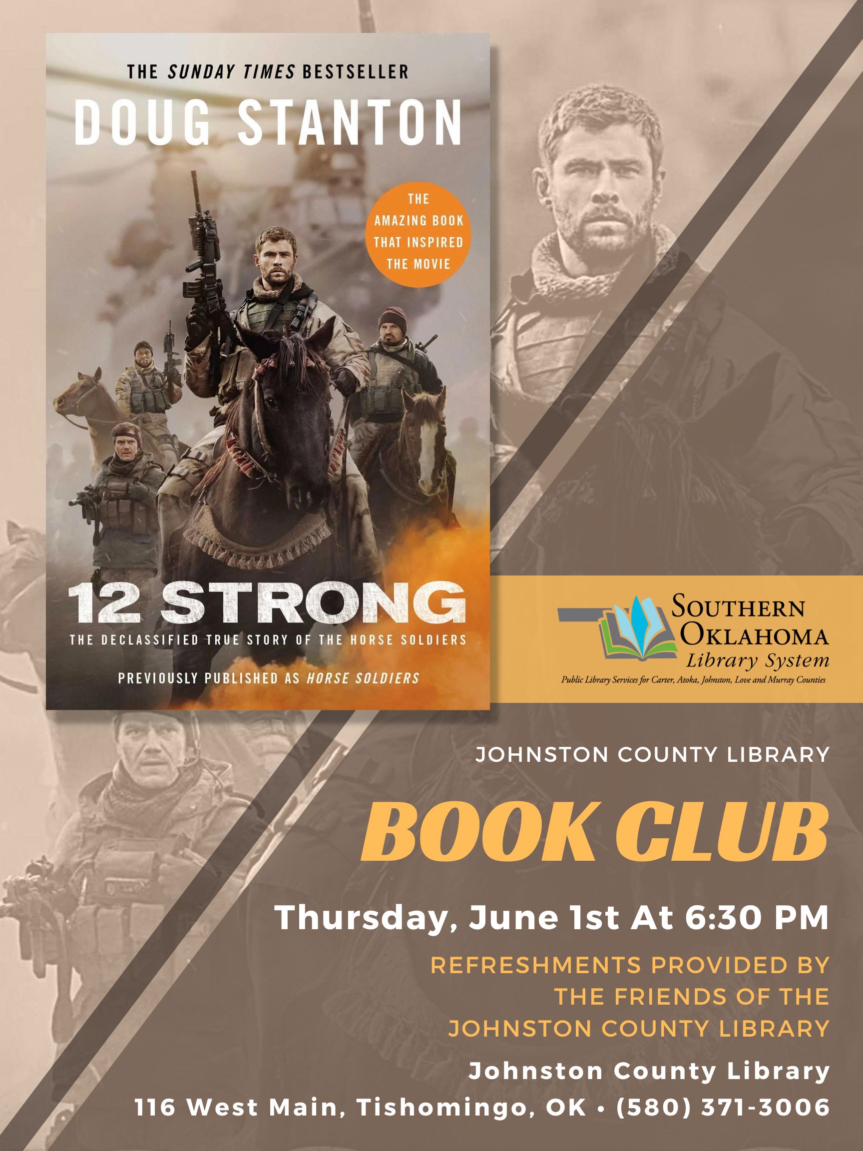 Book Club 12 Strong JCL Flyer