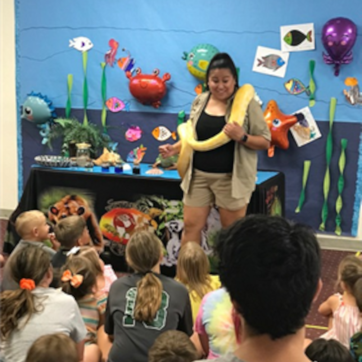 Extreme Animals at Atoka Library SRP June 22 Snake